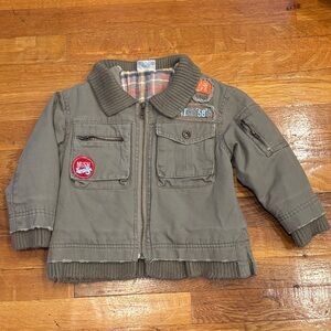 MISH Boys Kids Jacket with Patches